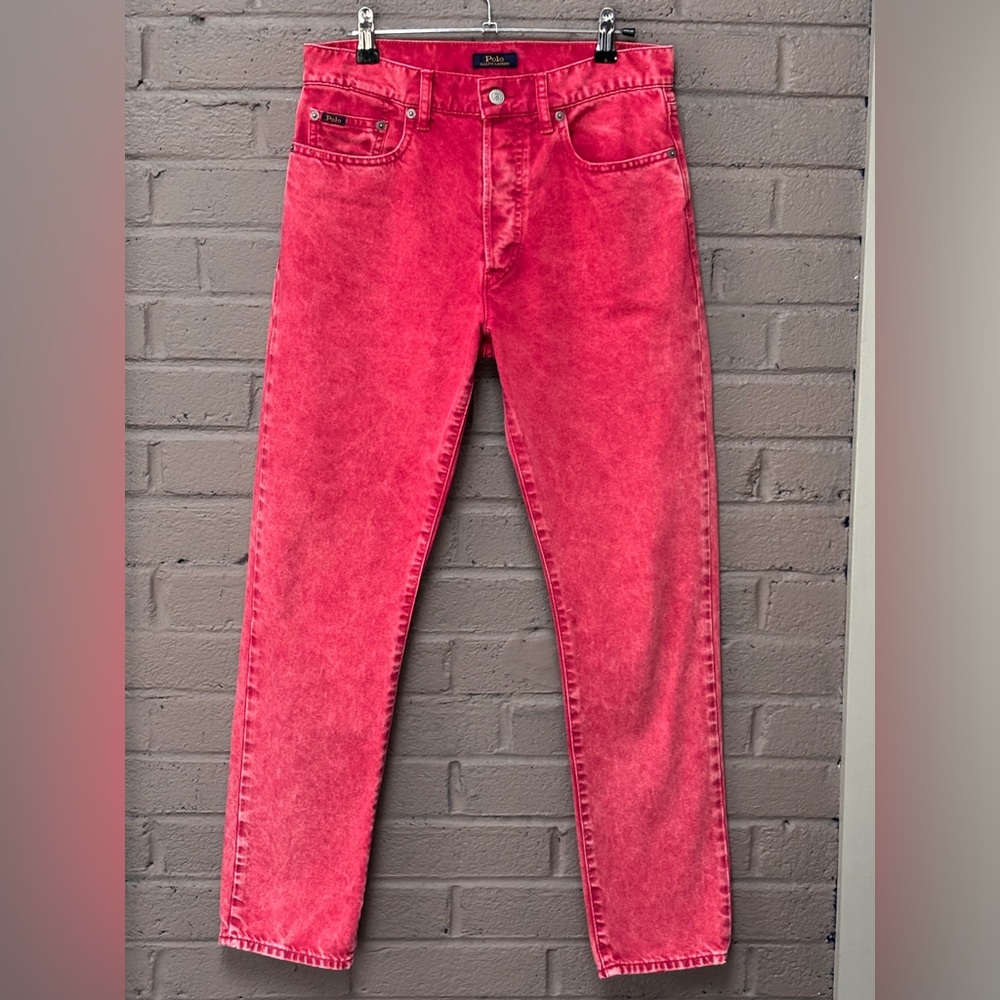 Ralph Lauren Polo  Red Wash Denim 28